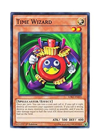 Amazon.co.jp: 遊戯王 英語版 LDK2-ENJ15 Time Wizard 時の魔術師
